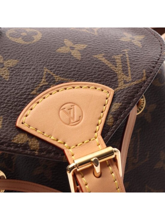 Louis Vuitton Backpack Montsouris PM Monogram Canvas Leather